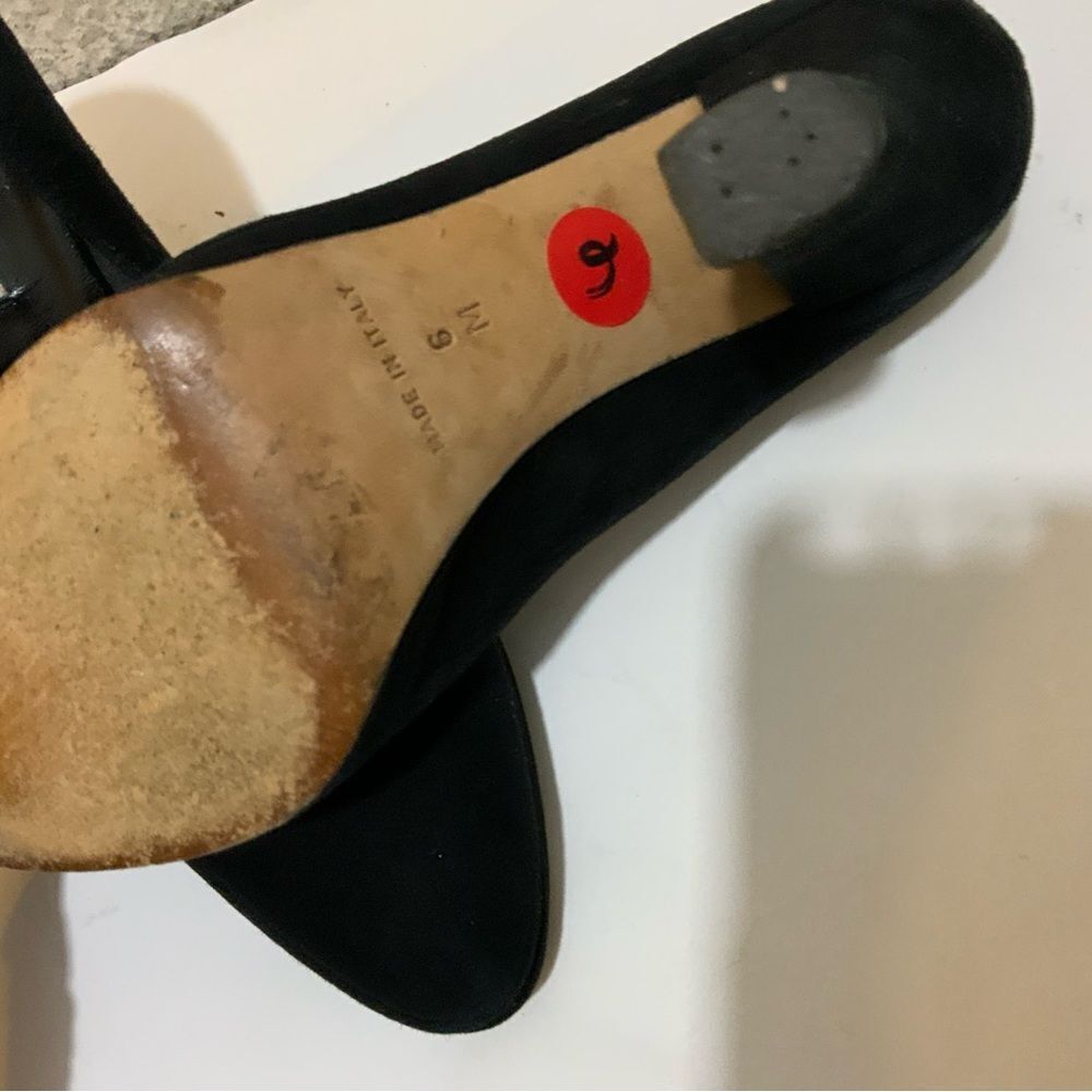 Michael Kors Collection Size 6 Pumps Heels black Suede Platform Designer Italy - Picture 7 of 8